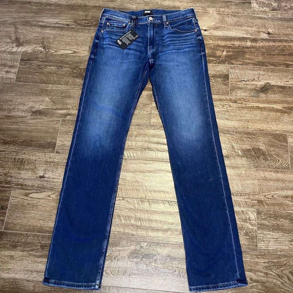 Paige Normandie Jeans Mens 31x36 XLong Blue Transcend Vintage Straight Stretch